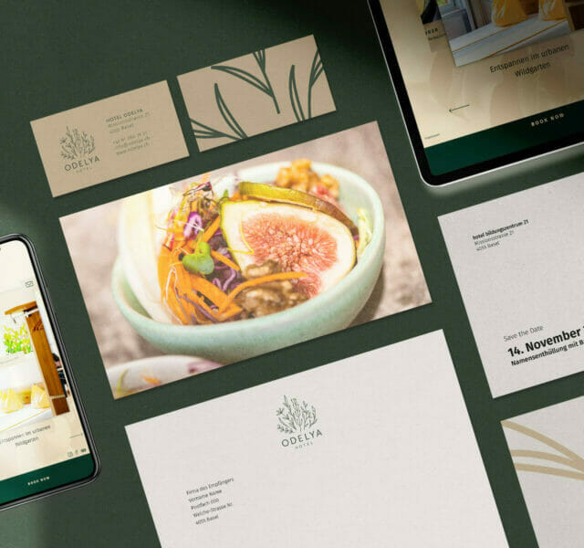 Branding Mockup für Hotel ODELYA