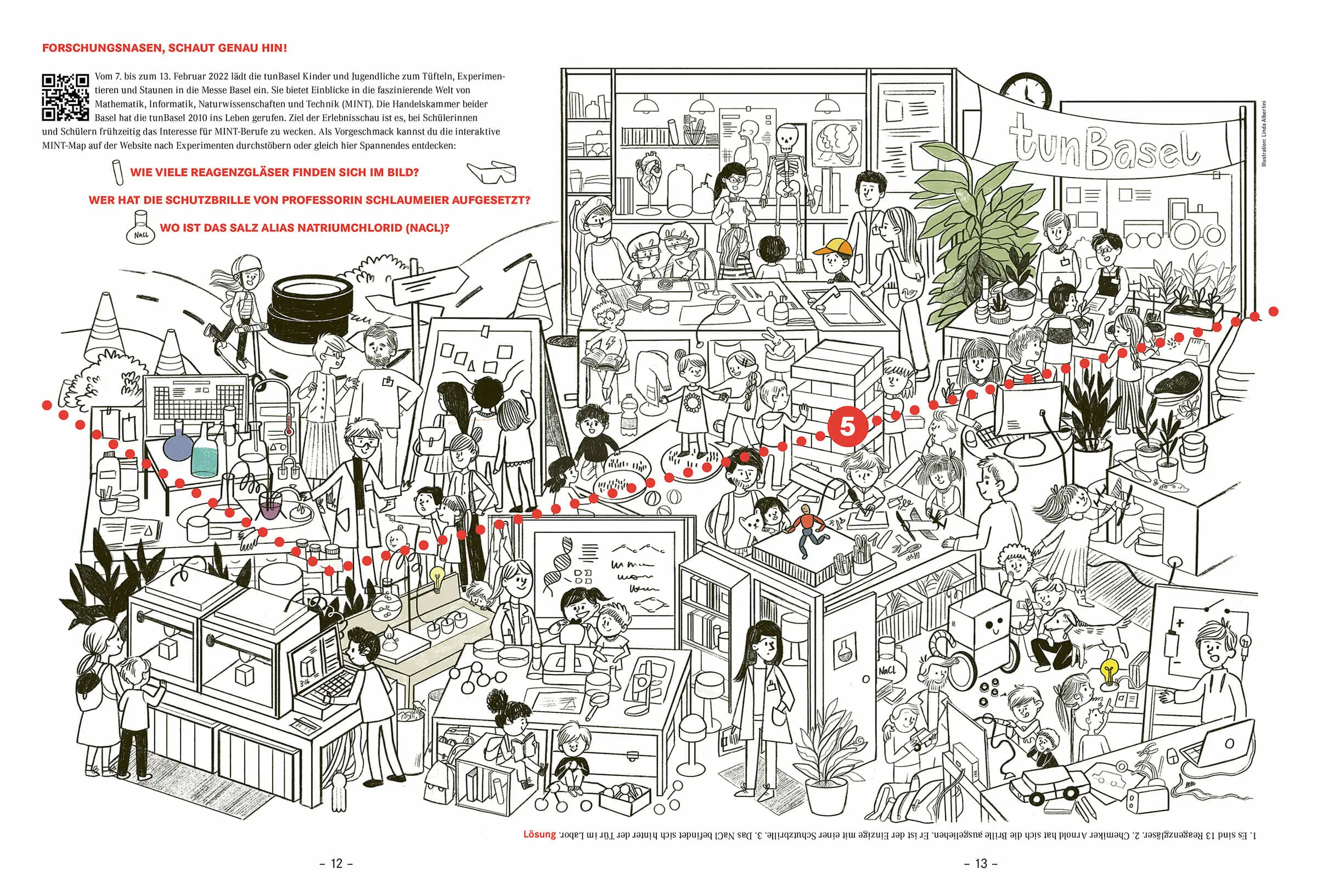 HKBB Wimmelbild Illustration