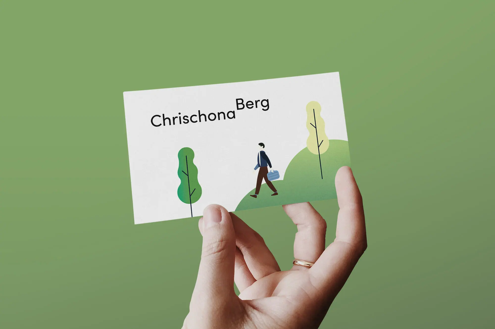 Chrischona Berg Branding Visitenkarte