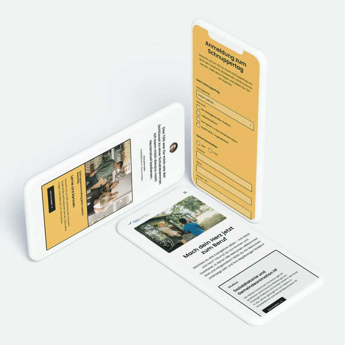 Mockup Mobile Setting quadrat