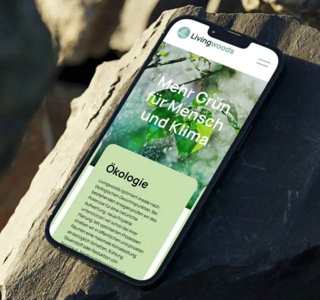 Livingwoods Webdesign Branding